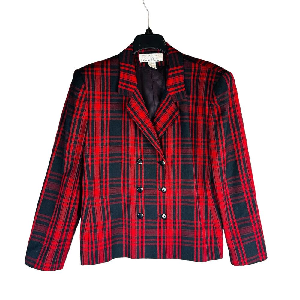 Red Plaid Women's Jacket